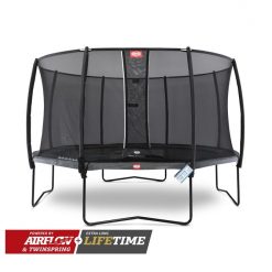 BERG Champion 430 Grijs + Safety Net Deluxe 430 DLX XL