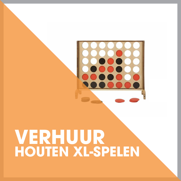 Verhuur van houten XL spelen bij JumpForFun.be