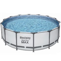 BESTWAY Steel Pro Max zwembad Ø427x122cm, inclusief pomp en zwembadtrap